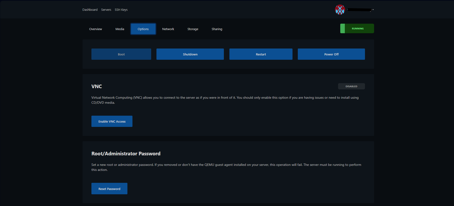 Options Tab